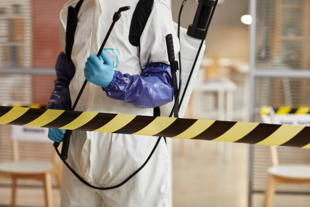 Professional Biohazard Cleanup technician working in Sargent, GA